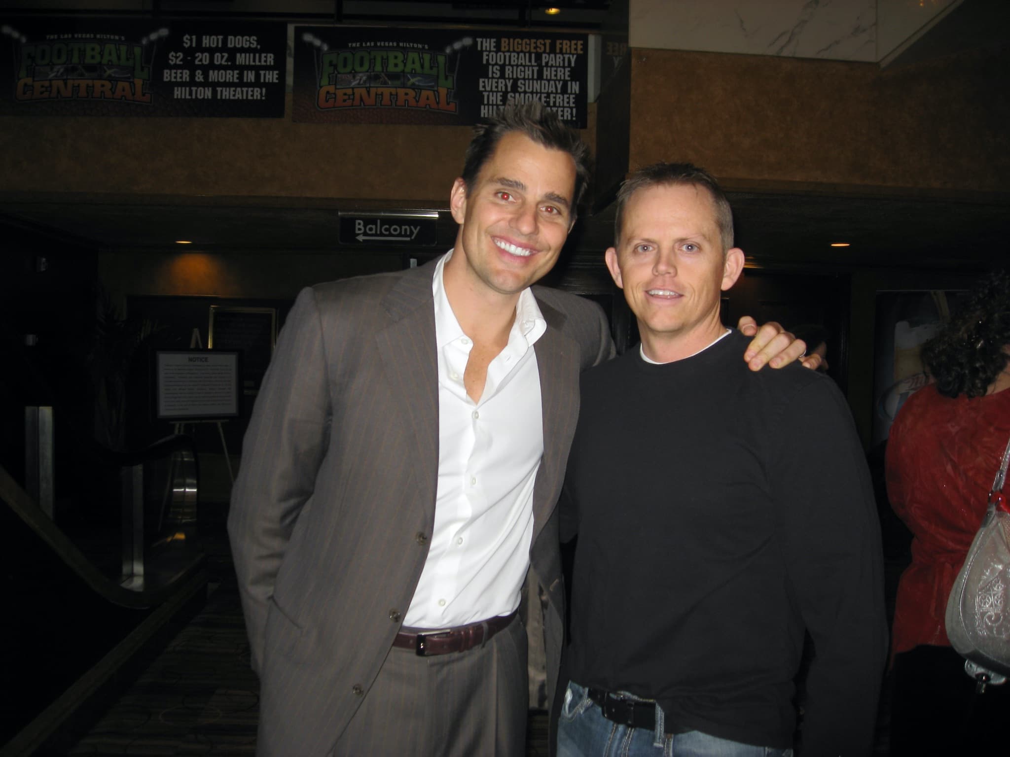 George Wright III with Bill Rancic