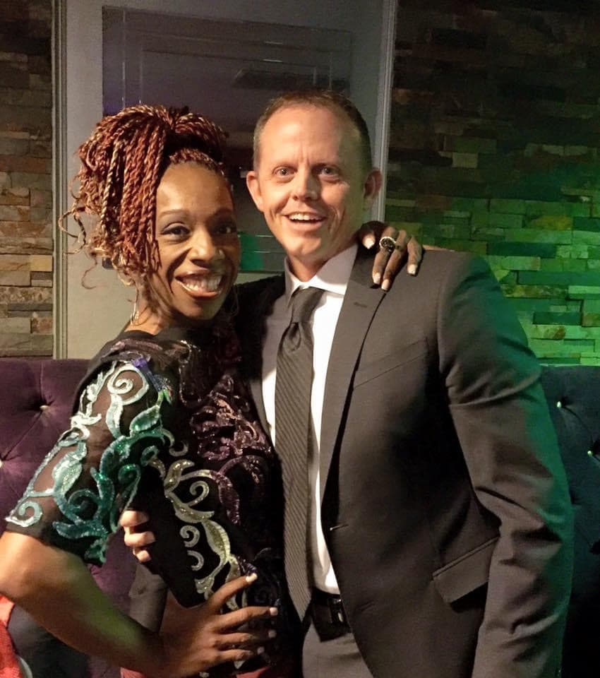 George Wright III with Lisa Nichols