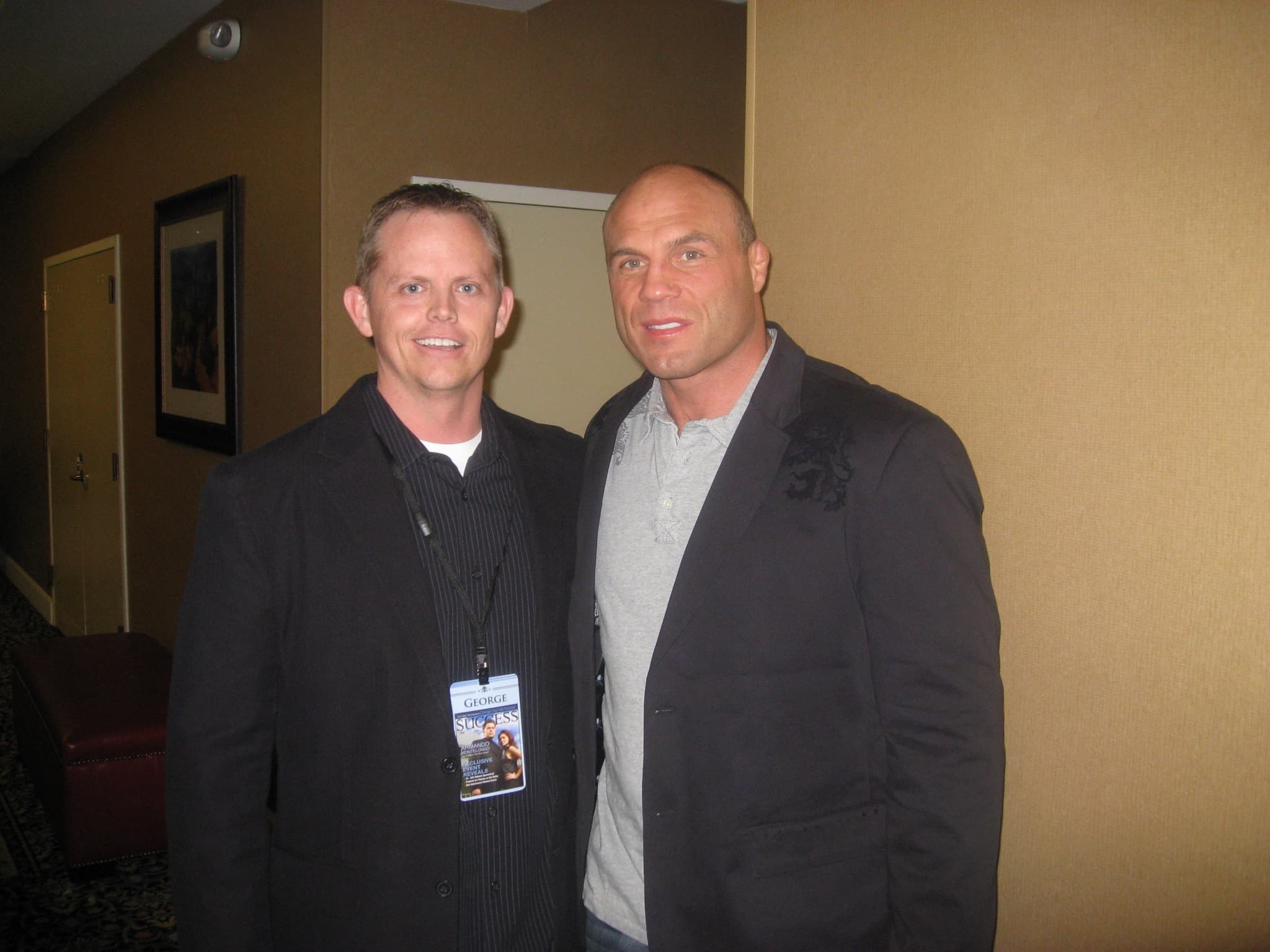 George Wright III with Randy Couture