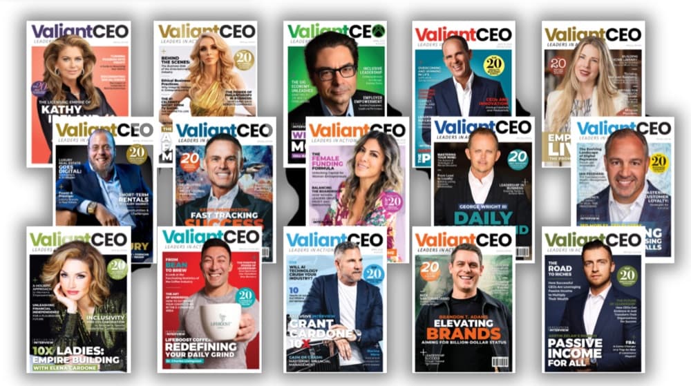 ValiantCEO magazine cover collage